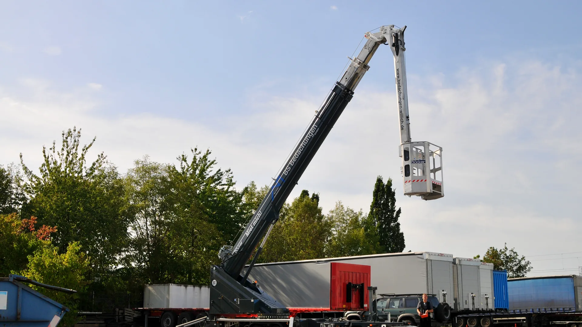 Böcker AHK 36 Mobilkran mit 36 m Hakenhöhe